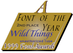 2nd Place Font of the Year